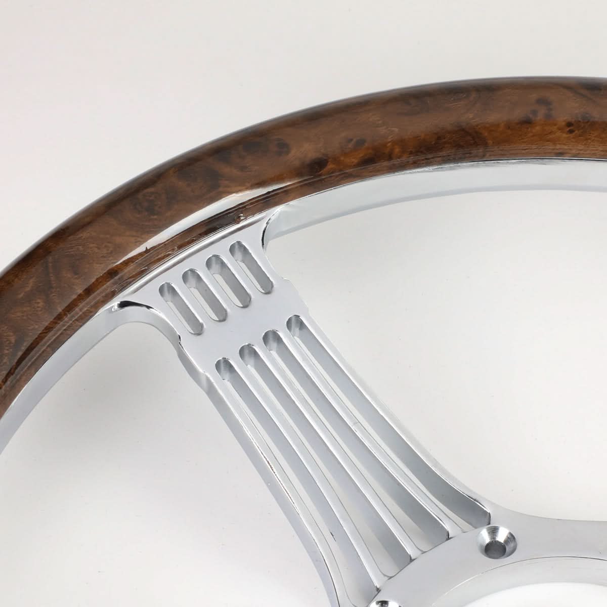 Banjo Style Wooden Steering Wheel