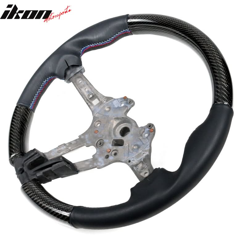 2015-2021Â BMW F80 F82 M Stitch Matte CF Steering Wheel Leather Cover