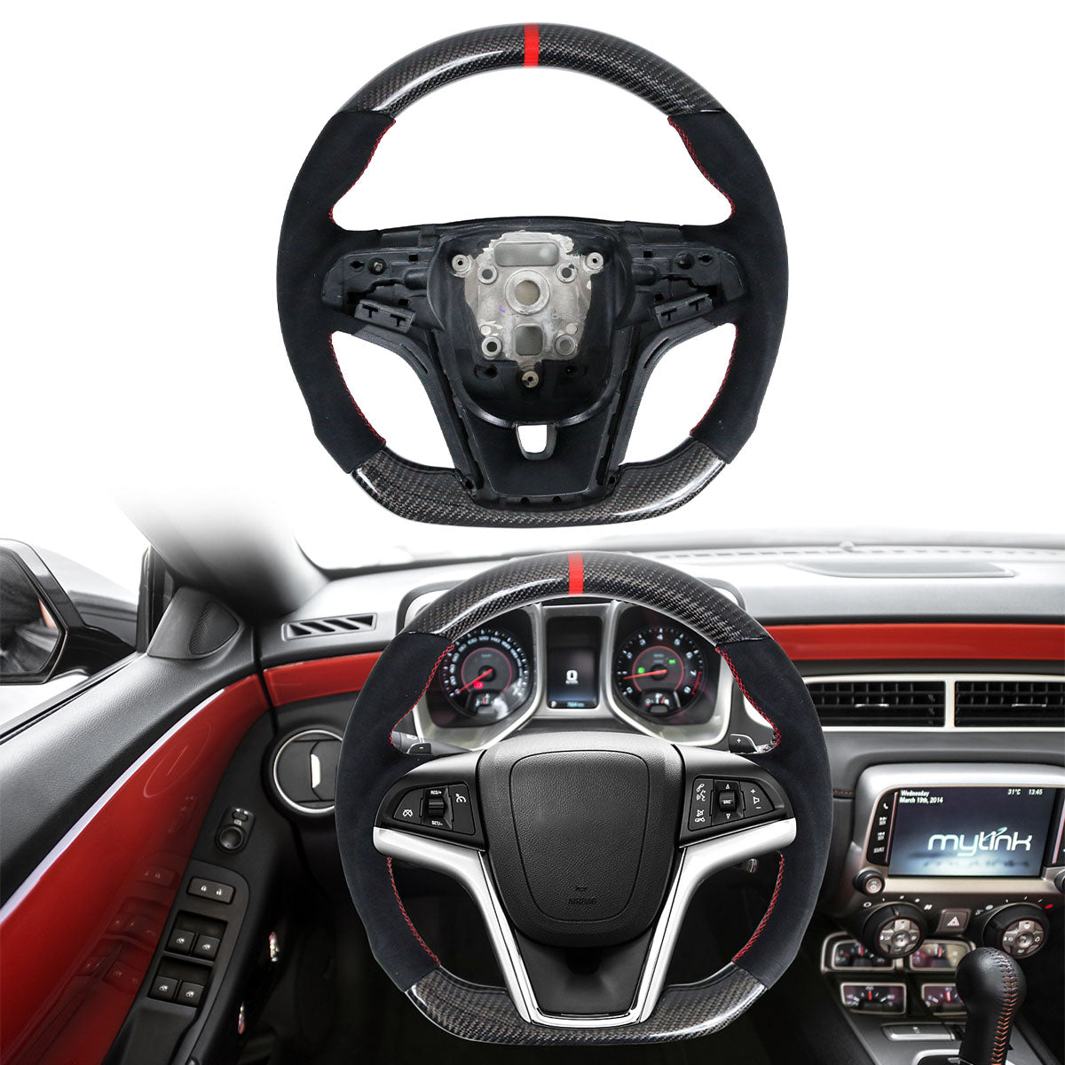 2012-2015 Camaro Steering Wheel Carbon Fiber