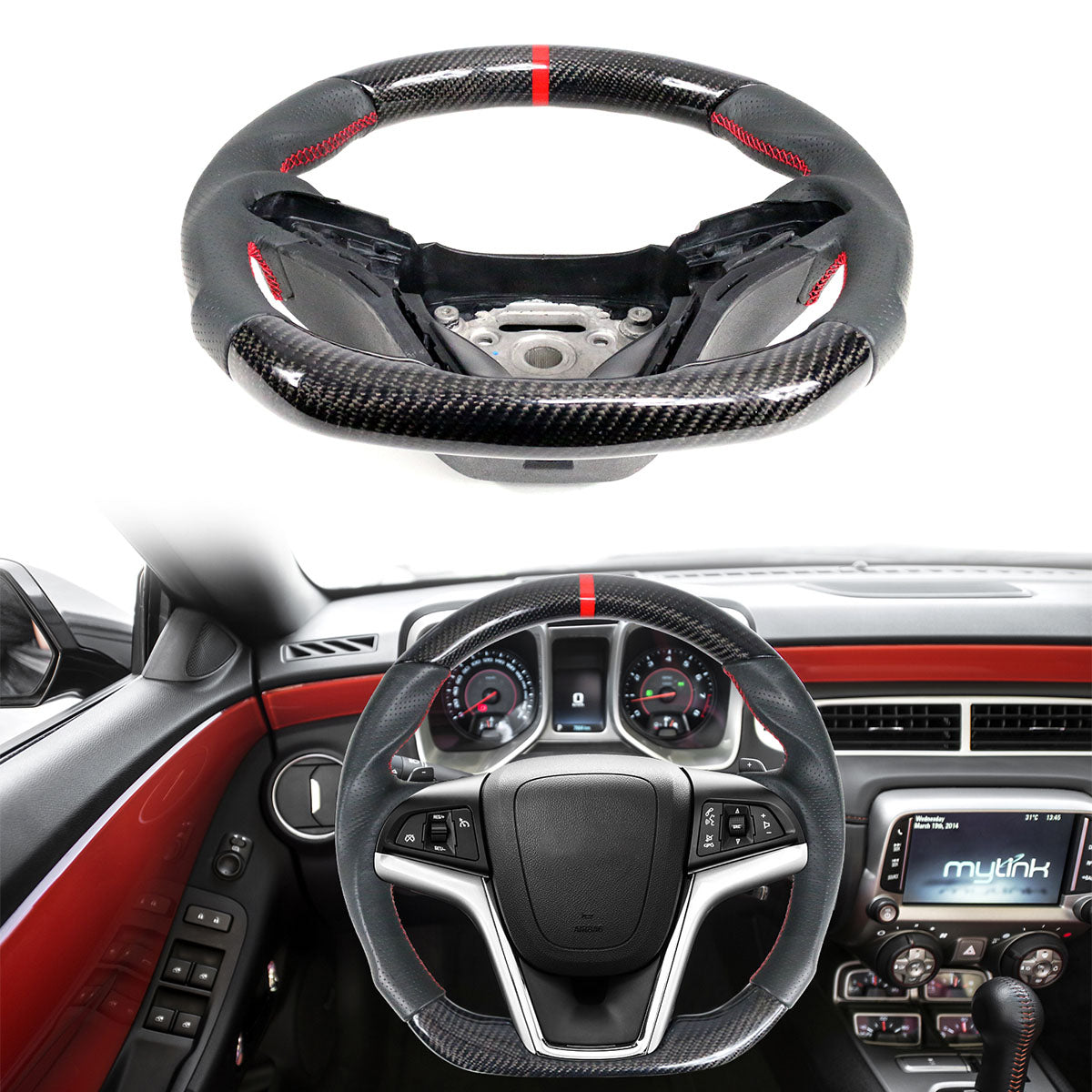 2012-2015 Camaro Steering Wheel Carbon Fiber