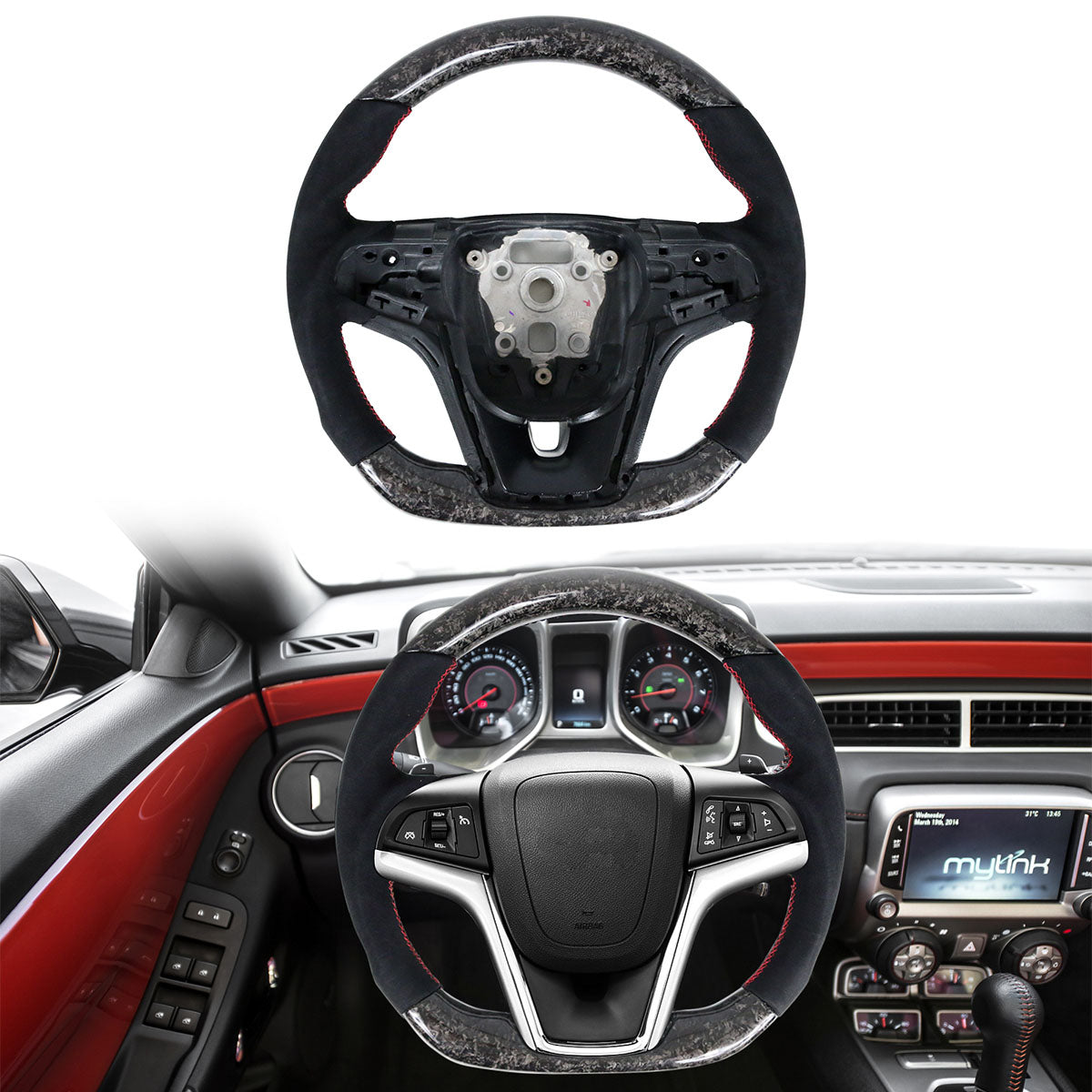 2012-2015 Camaro Steering Wheel Carbon Fiber