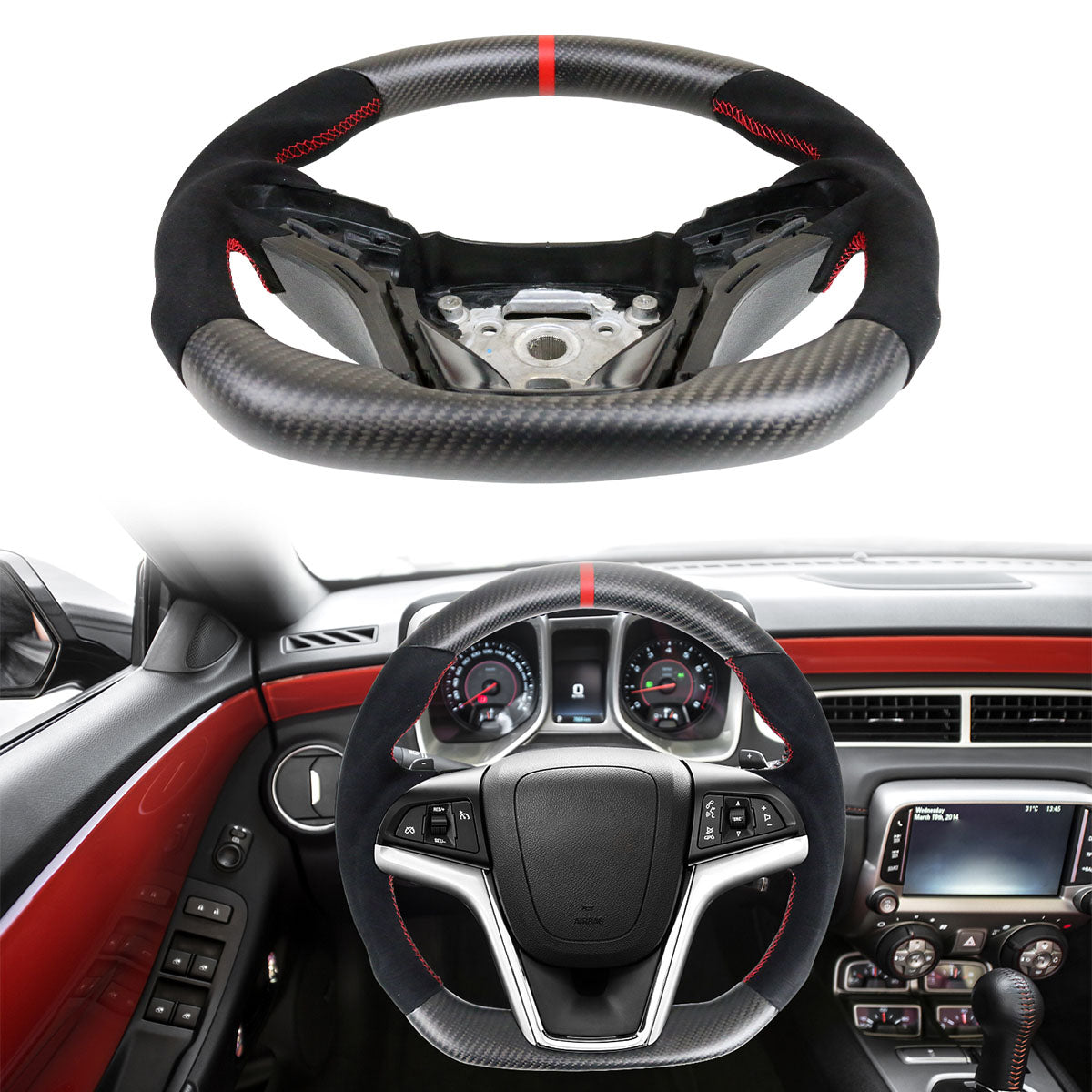 2012-2015 Camaro Steering Wheel Carbon Fiber