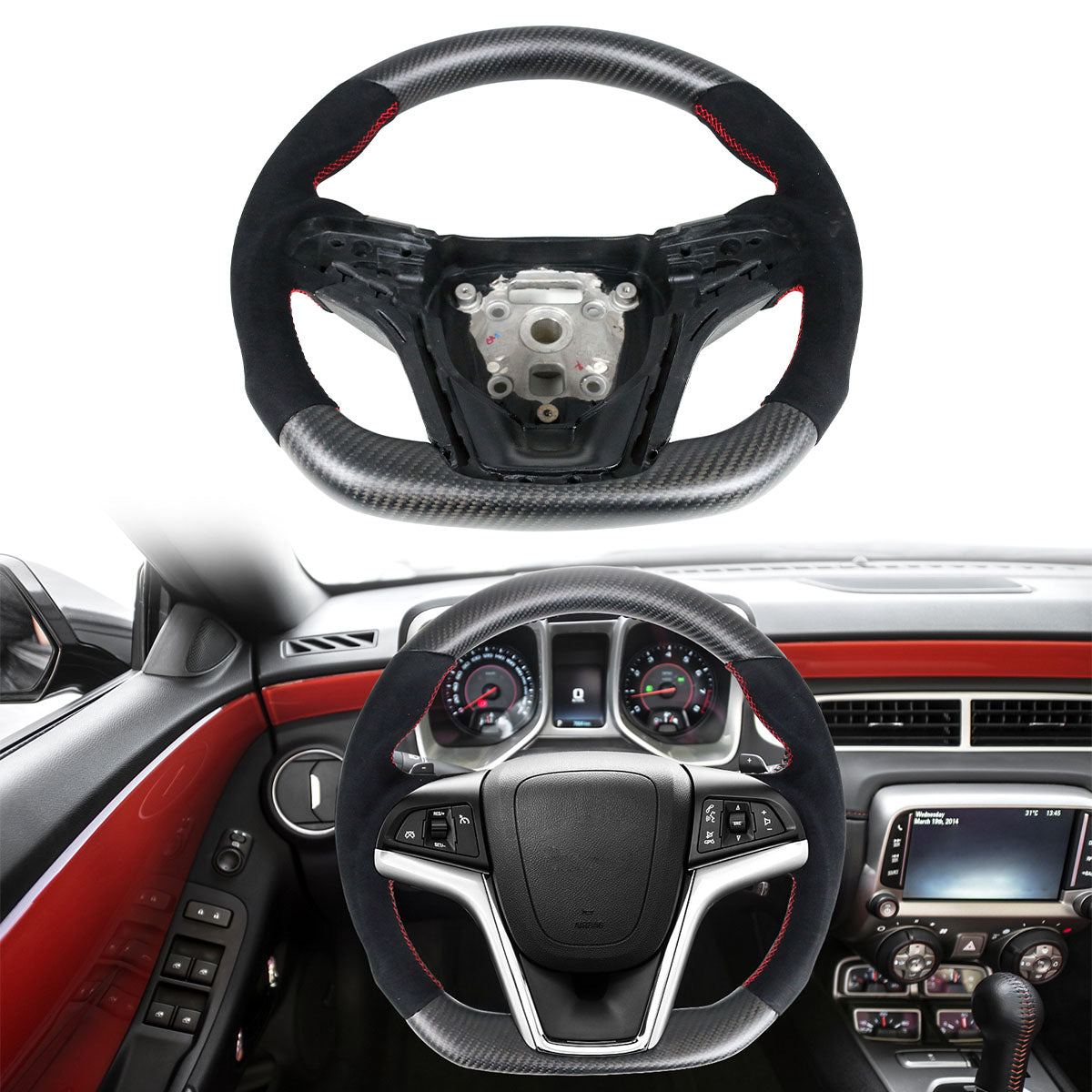 2012-2015 Camaro Steering Wheel Carbon Fiber