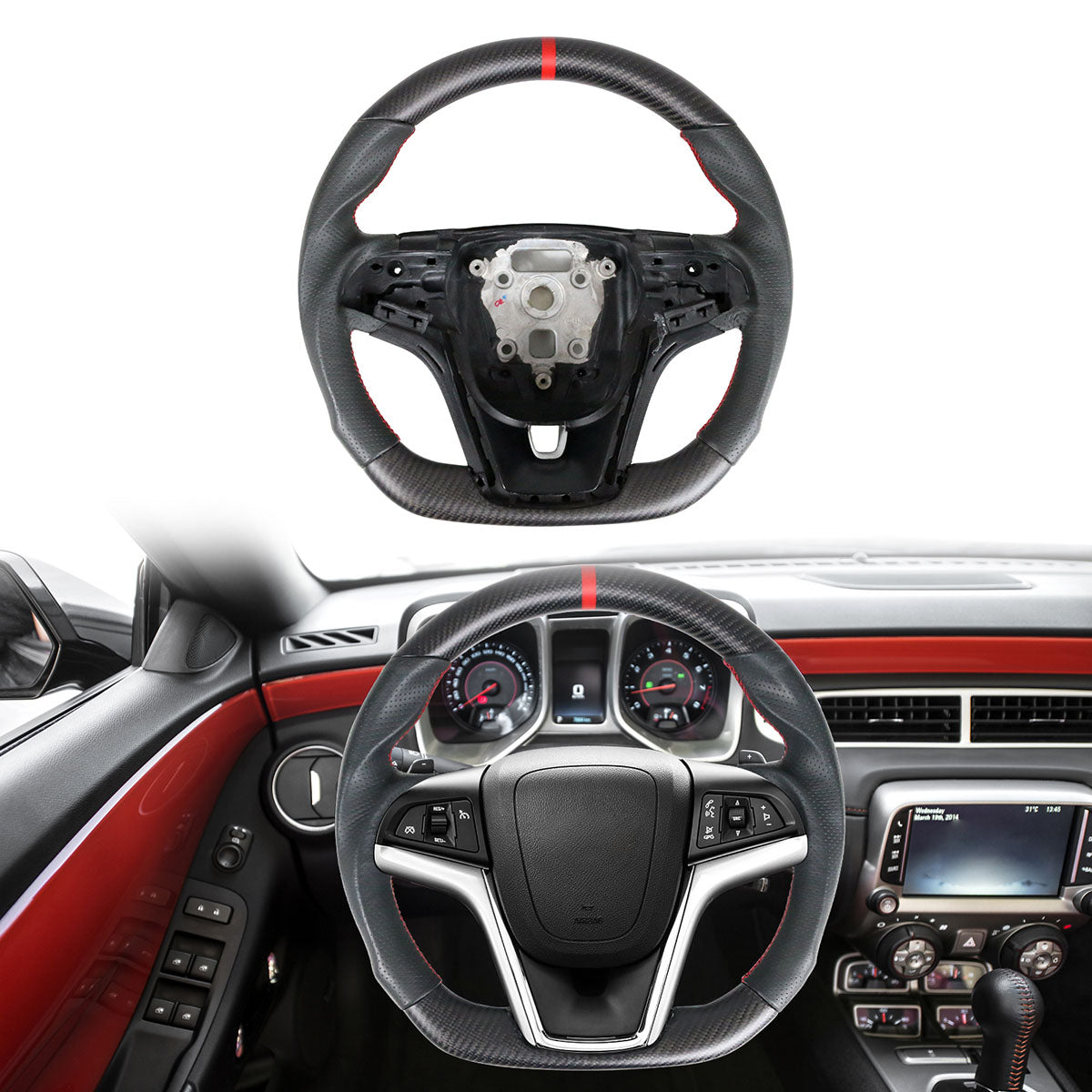 2012-2015 Camaro Steering Wheel Carbon Fiber