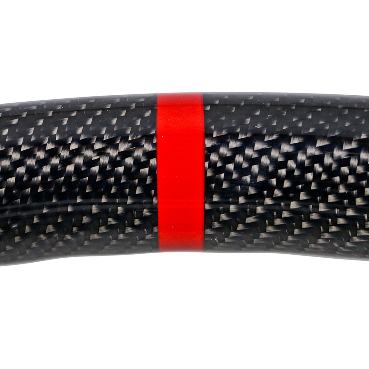 2018-2023 Ford Mustang V1 Steering Wheel w/ Red Stitching Carbon Fiber