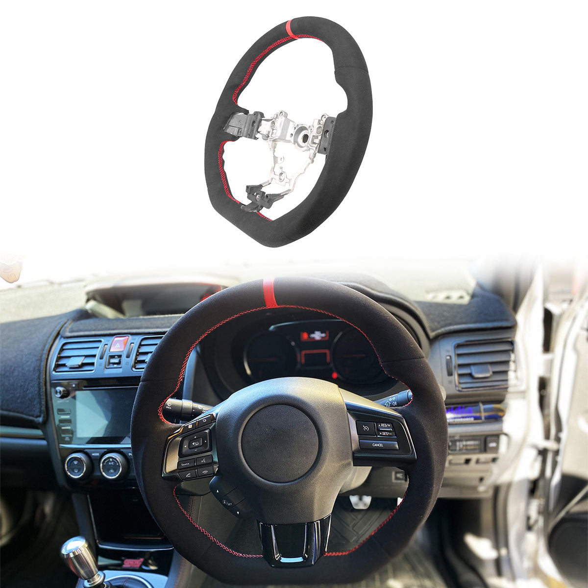 2015-2021 WRX & STI Steering Wheel Carbon Fiber