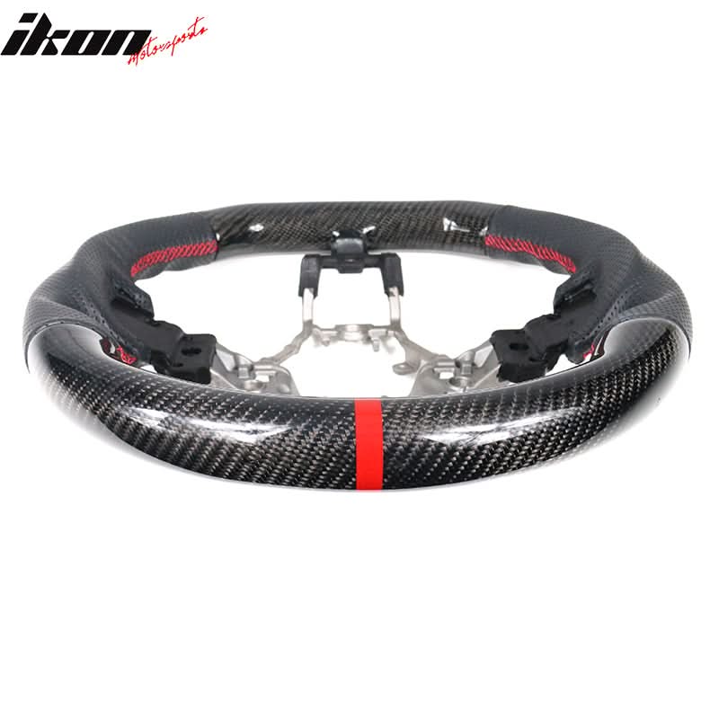 2015-2021 Subaru WRX & STI Steering Wheel Matte CF + Perf Leather