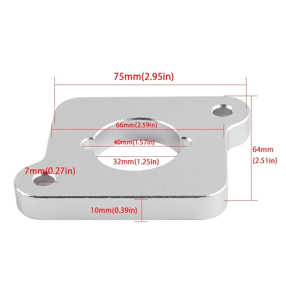 VW / Audi 1.8T 20V to 2.0 TFSI / R8 Coilpack Adapter Plate Set Billet Aluminum (Frosted Silver) for A3 / S3 / A4 / A6 / TT MK1 / Golf MK4 / GTI / Jetta / Beetle / Passat 1996 - 2011