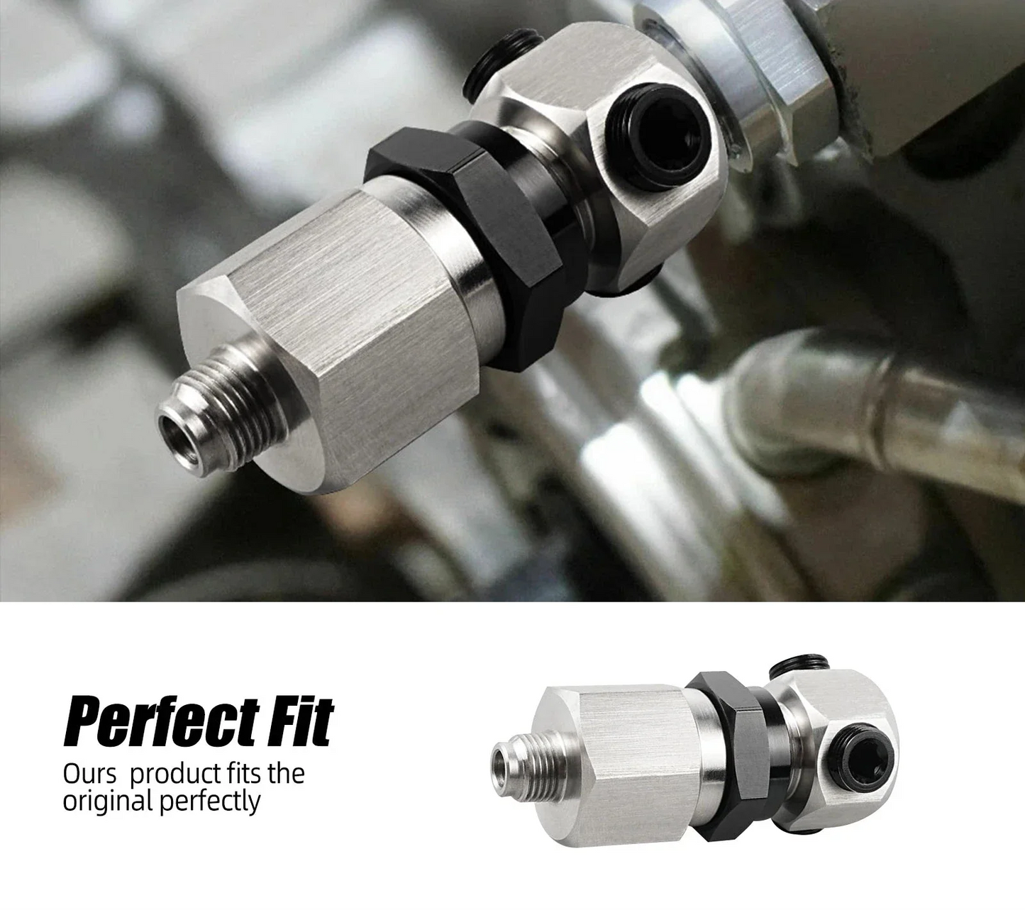K-Series Oil Pressure Sensor Adapter – 1/8 BSPT Multi-Port Block Adapter