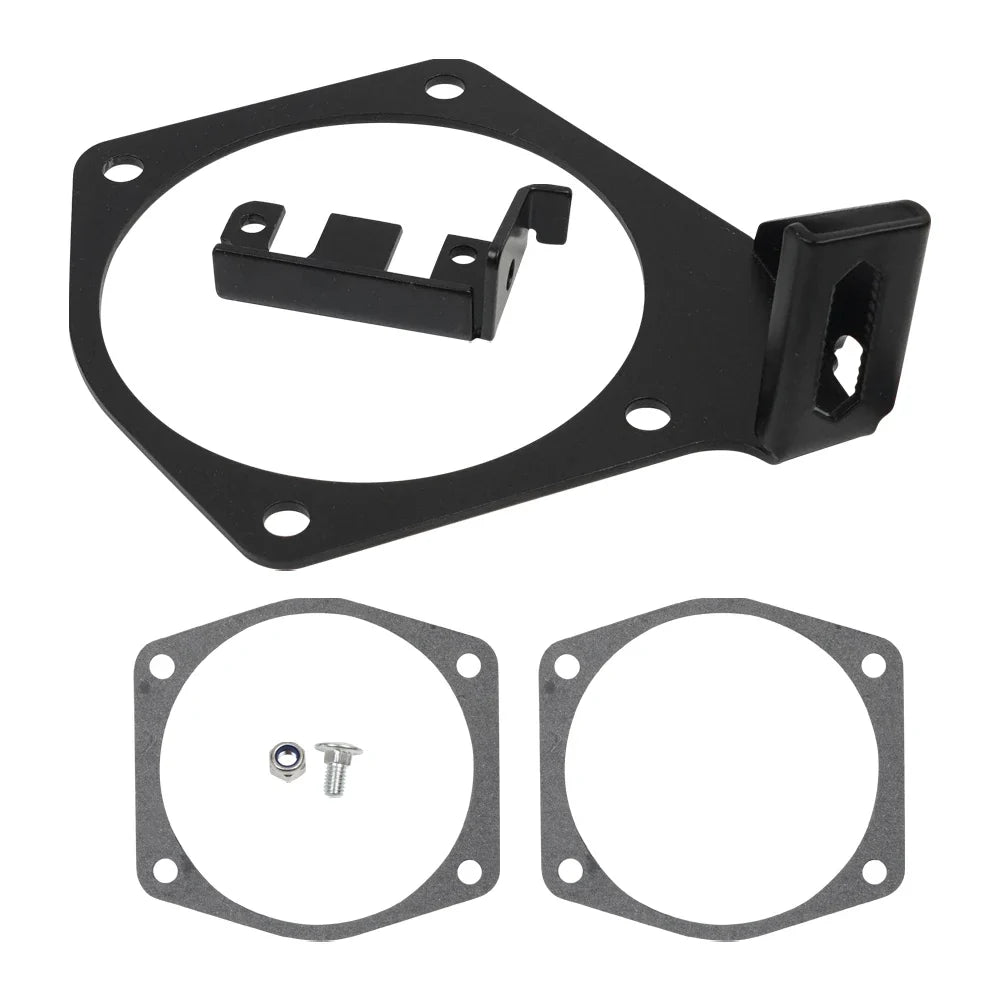 LS / LS2 / LS3 / LS6 / LS7 Engine 4-Bolt Throttle Cable Bracket for 92mm - 102mm Intake Manifolds (Replaces 81012 / 81042 / 81001 / 81002 / 81003 / 81007 / 81043 / 81044)