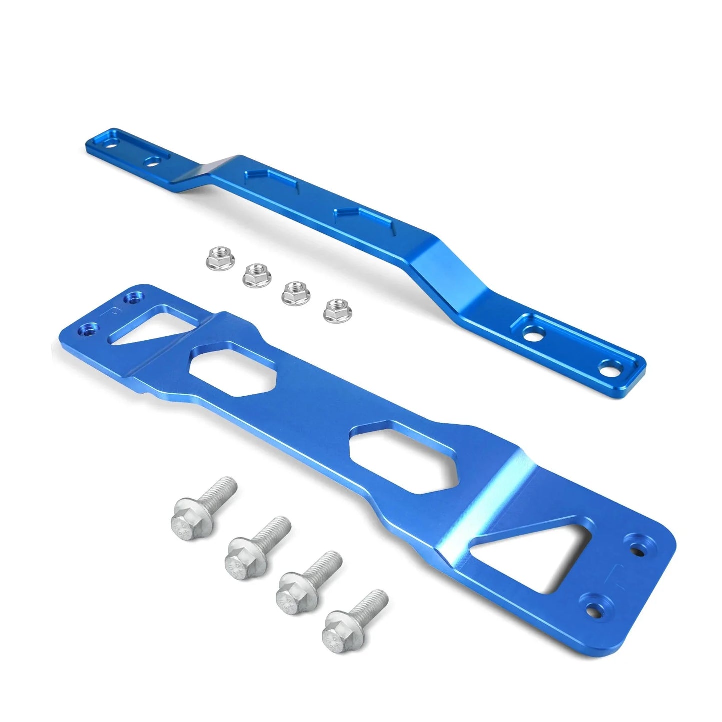 VW MQB Platform 6061 Aluminum Centre & Rear Tunnel Brace Set for Golf MK7 / MK8, Audi A3 / Q2, SEAT Leon / Ateca, Skoda Octavia / Superb (FWD / LHD Only / Replaces 5Q0804421B / 5Q0802128)