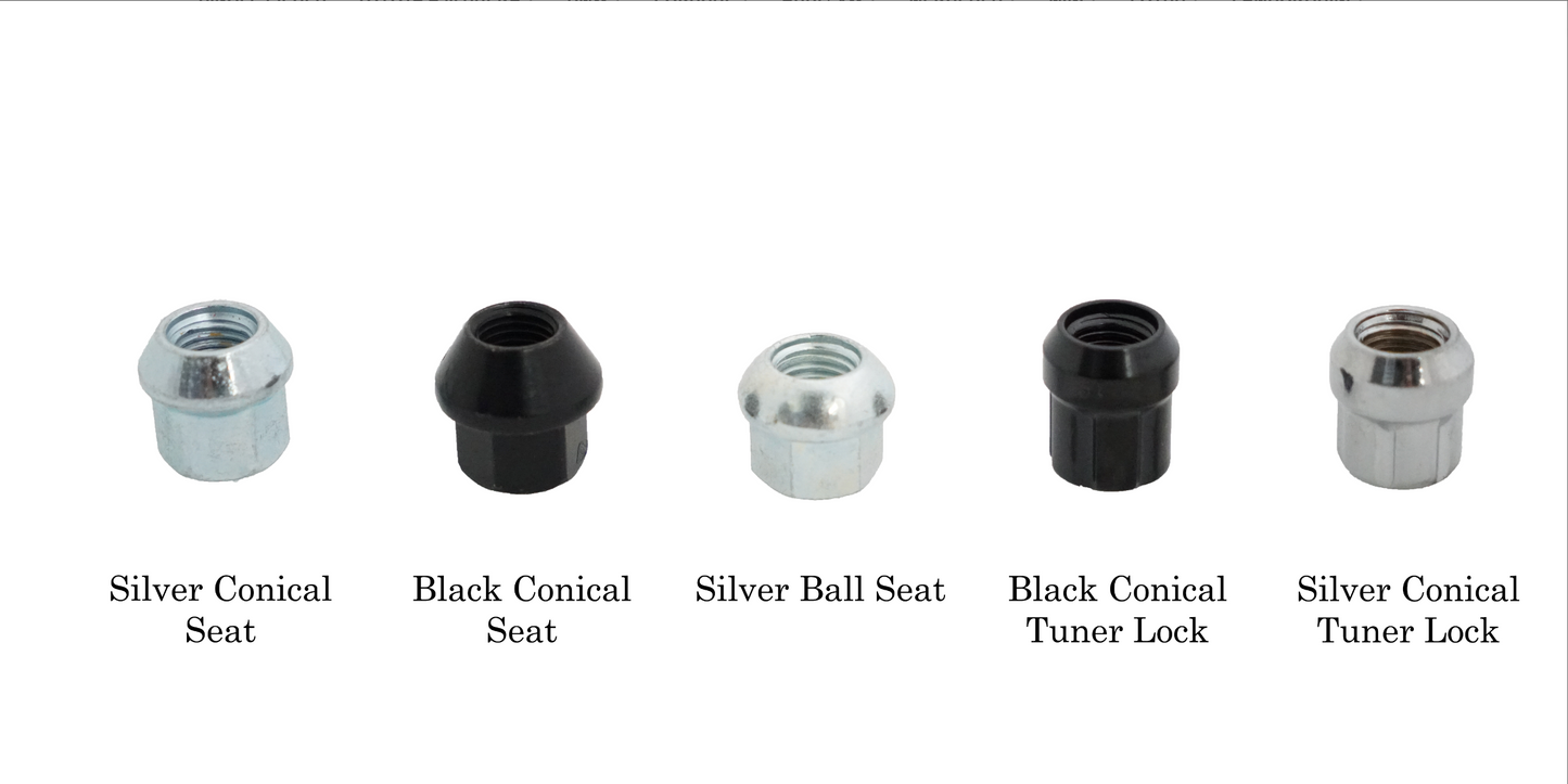 Motorsport Hardware 78mm Black Race Stud Kit 12×1.5