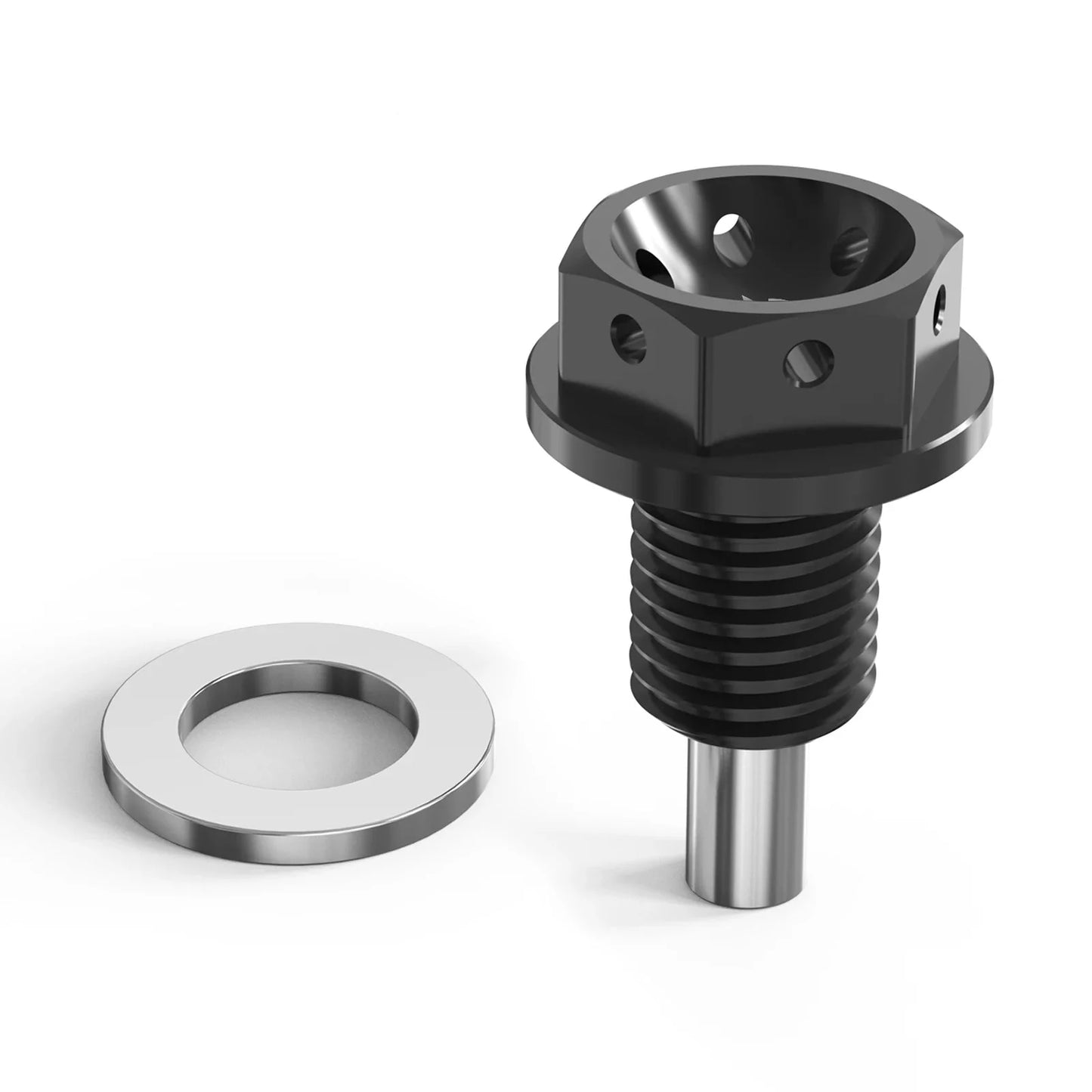 BMW Universal Magnetic Engine Oil Sump Drain Plug M12 x 1.5 Thread (Fits E30 / E36 / E39 / E46 / E60 / E70 / E82 / E90 / E92 / F10 / F30 / F80 M3 / F82 M4 / Z3 / Z4 + MINI / Replaces 11137535106 / 11131273093)