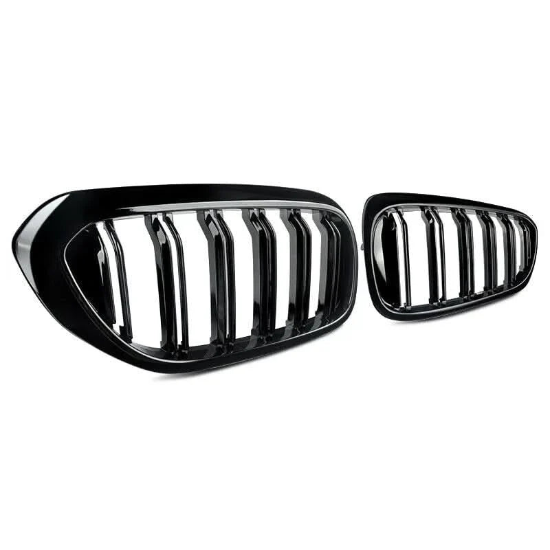 Gloss Black Double Slat Kidney Grille for BMW 5 Series G30 G31 520i 530i 540i M5 (2017–2020) – Front Racing Grilles Upgrade