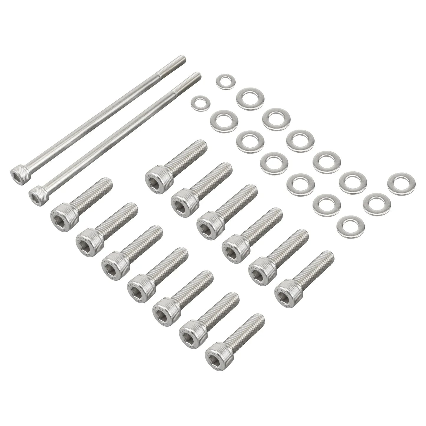 Chevy LS / LSX V8 Stainless Steel Oil Pan Bolt Kit for LS1 / LS2 / LS3 / LS6 / LS7 & Vortec 4.8L / 5.3L / 6.0L / 6.2L Truck Engines (Gen III / Gen IV)