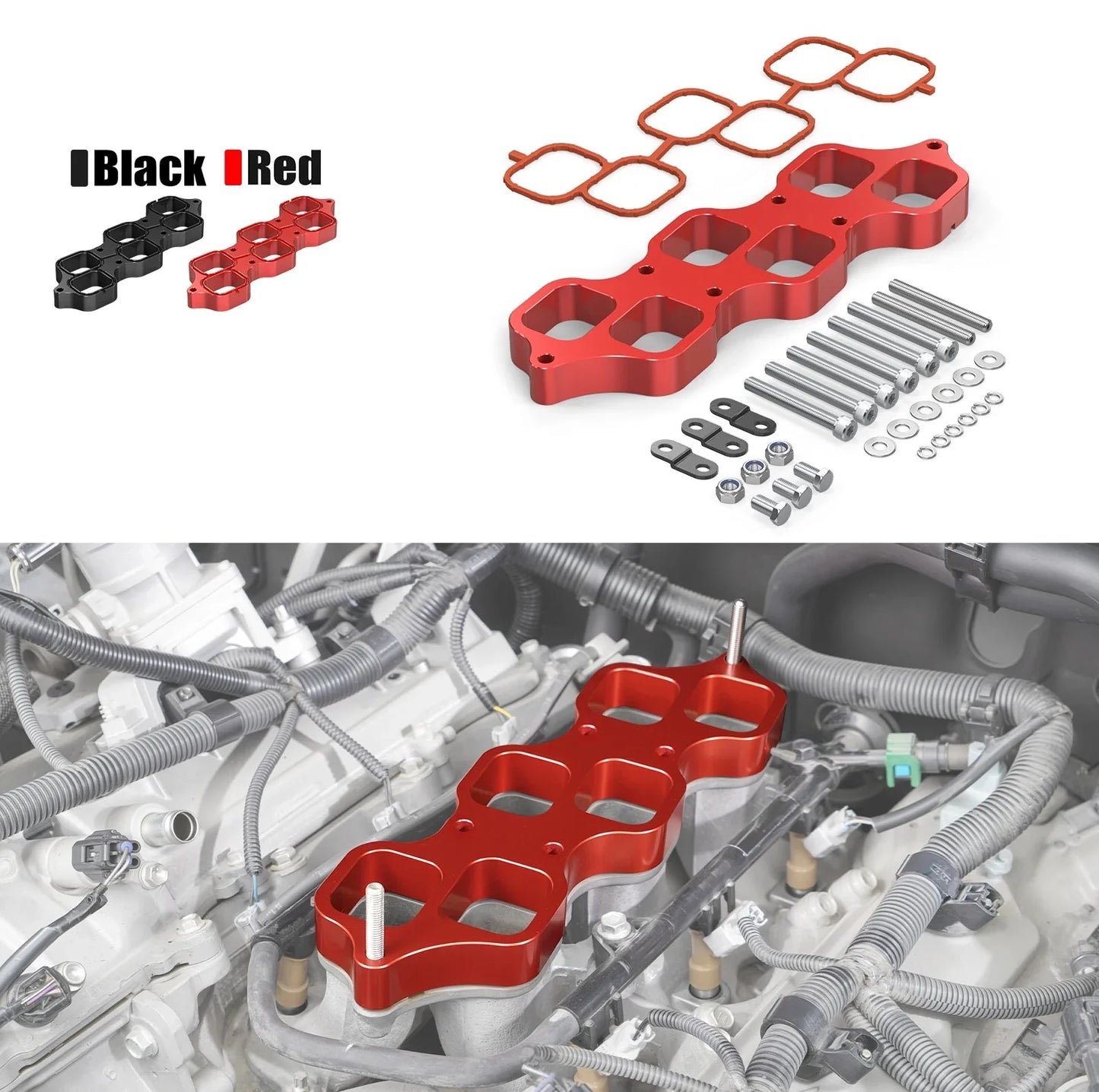 Toyota FJ Cruiser / 4Runner / Tundra 4.0L V6 Billet Aluminum Intake Manifold Adapter 1GR-FE 2010 - 2024