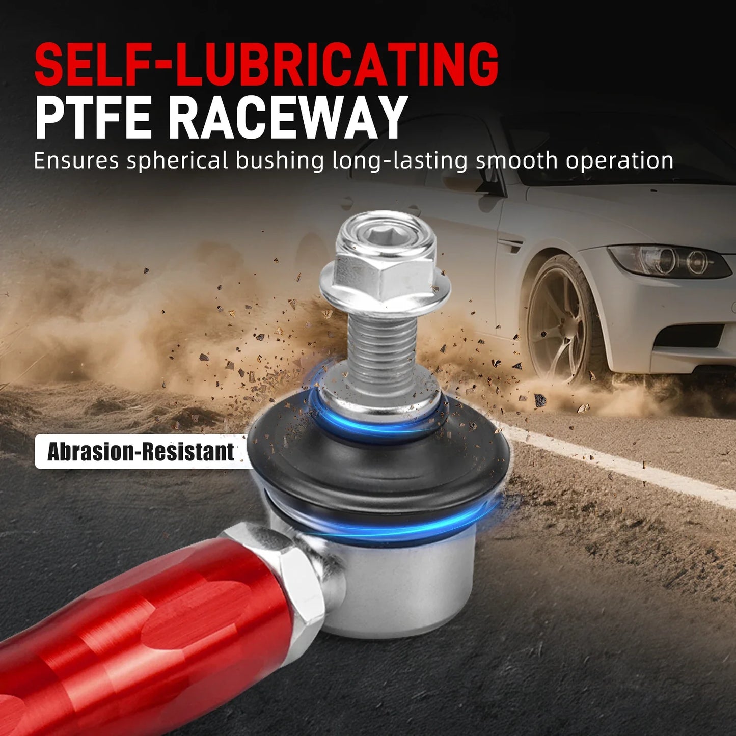 BMW Adjustable Rear Sway Bar End Links – Billet Aluminum (E90 E92 E91 E93 E8X)