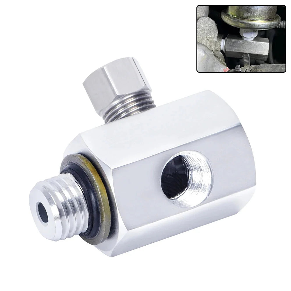 BMW 3 Series E30 / E36 3-Port Oil Pressure & Temperature Gauge Adapter T-Piece (M12 x 1.5 to 1/8" NPT)
