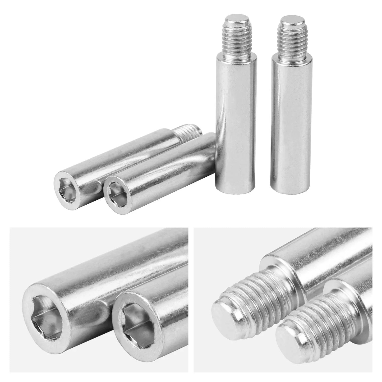 BMW Universal Brake Caliper Guide Slider Pin Set 4-Piece (E30 / E36 / E46 / E90 / E91 / E92 / E93 / E28 / E34 / E39 / E24 / E32 / E31 / E82 / E88 / Z3 / Z4 / Replaces 34110141349 / 34111157041)