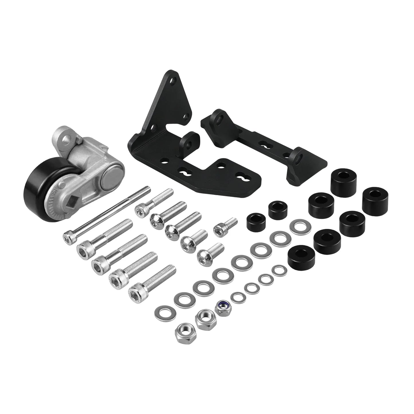 Chevrolet LS Gen 3 / Gen 4 Truck & SUV Passenger Side Low Mount A/C Compressor Bracket Kit for Sanden SD7B10 / 7176 Compressor (1999 - 2013)
