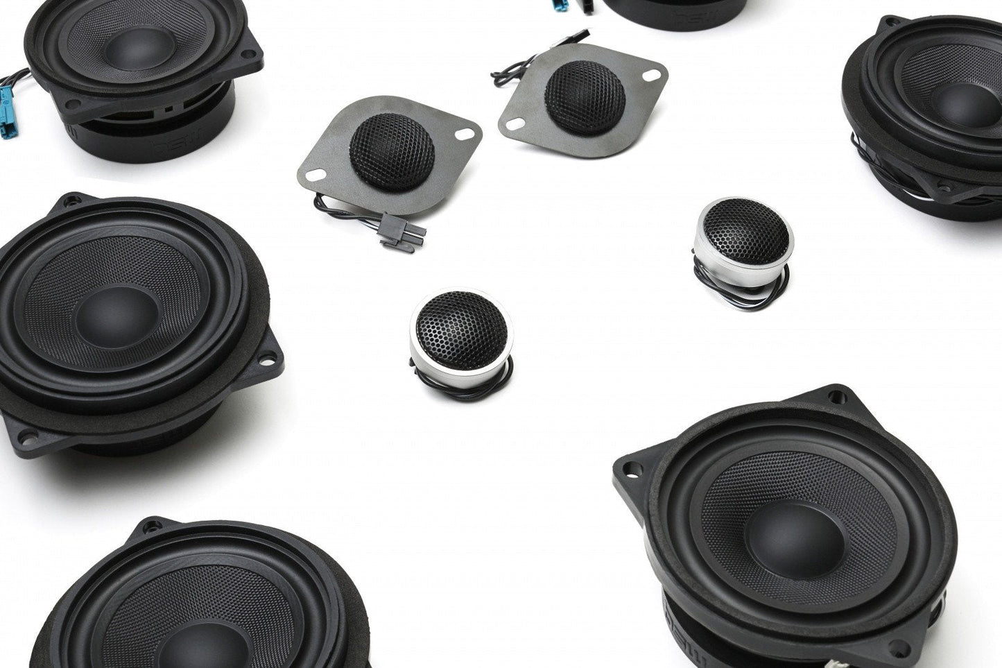 BACKORDERED - SHIPS SECOND HALF OF JULY - RECOMMEND YOU ORDER NOW, LIMITED FUTURE INVENTORY - Stage One BMW Speaker Upgrade for E90 Sedan with Individual / High End Audio