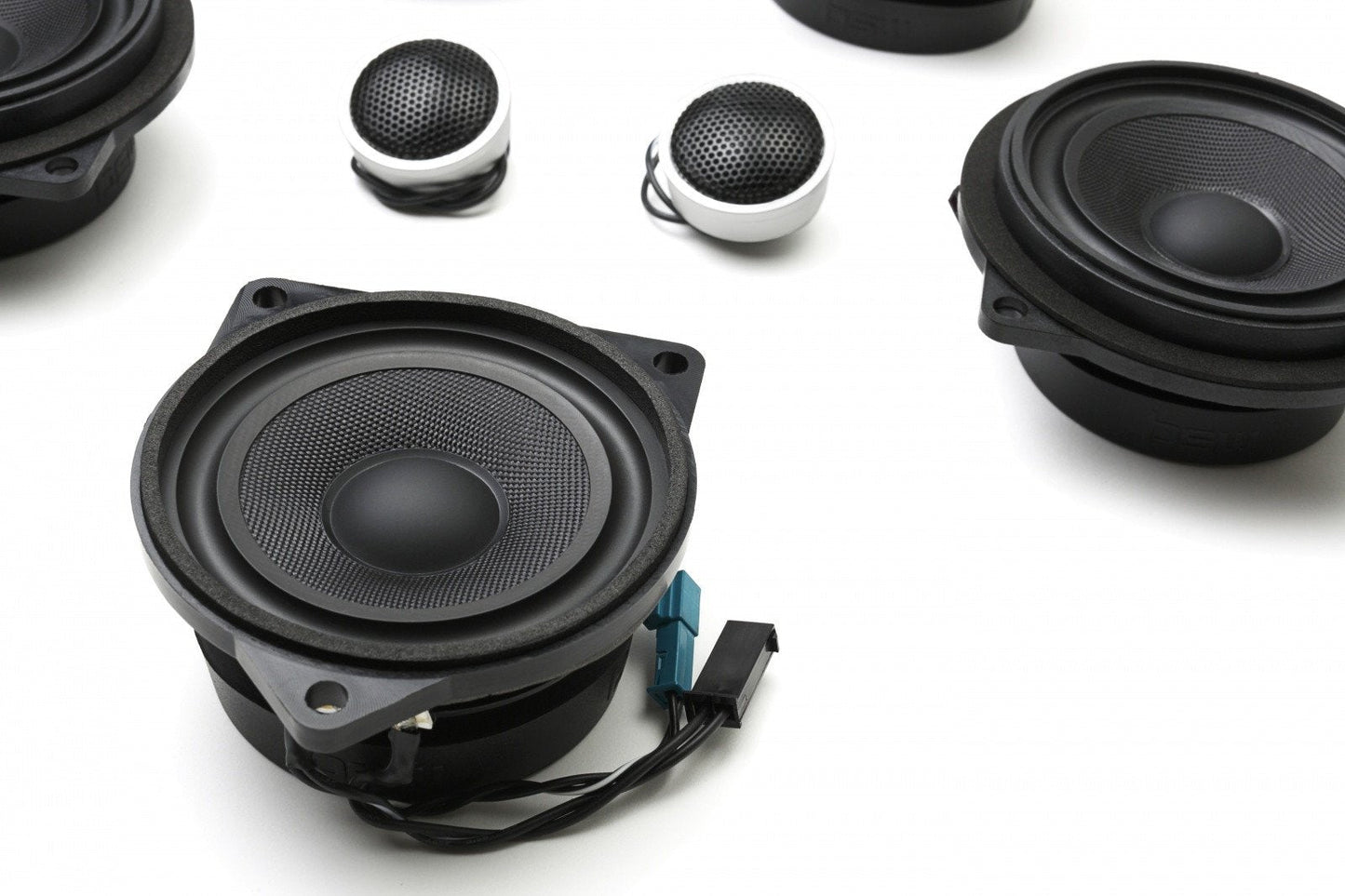 BACKORDERED - SHIPS SECOND HALF OF JULY - RECOMMEND YOU ORDER NOW, LIMITED FUTURE INVENTORY - Stage One BMW Speaker Upgrade for E90 Sedan with Individual / High End Audio