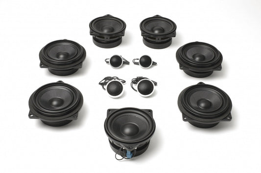 BACKORDERED - SHIPS SECOND HALF OF JULY - RECOMMEND YOU ORDER NOW, LIMITED FUTURE INVENTORY - Stage One BMW Speaker Upgrade for E92 Coupe with Individual / High End Audio