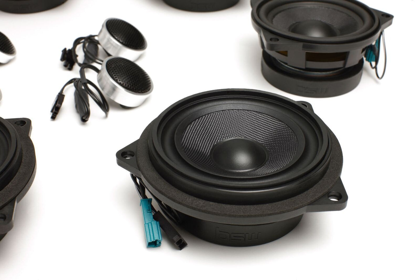 BACKORDERED - SHIPS SECOND HALF OF JULY - RECOMMEND YOU ORDER NOW, LIMITED FUTURE INVENTORY - Stage One BMW Speaker Upgrade for E93 Convertible with Individual / High End Audio