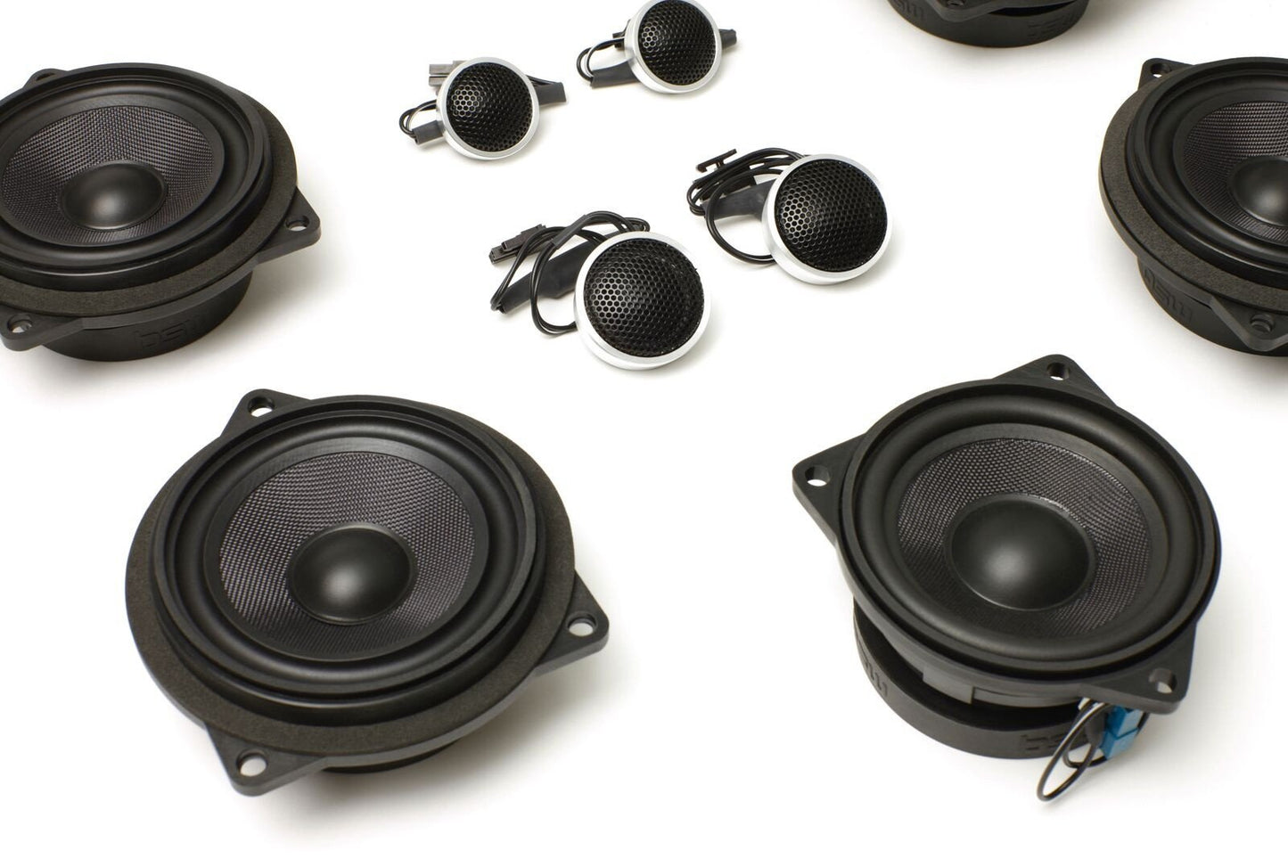 BACKORDERED - SHIPS SECOND HALF OF JULY - RECOMMEND YOU ORDER NOW, LIMITED FUTURE INVENTORY - Stage One BMW Speaker Upgrade for E93 Convertible with Individual / High End Audio