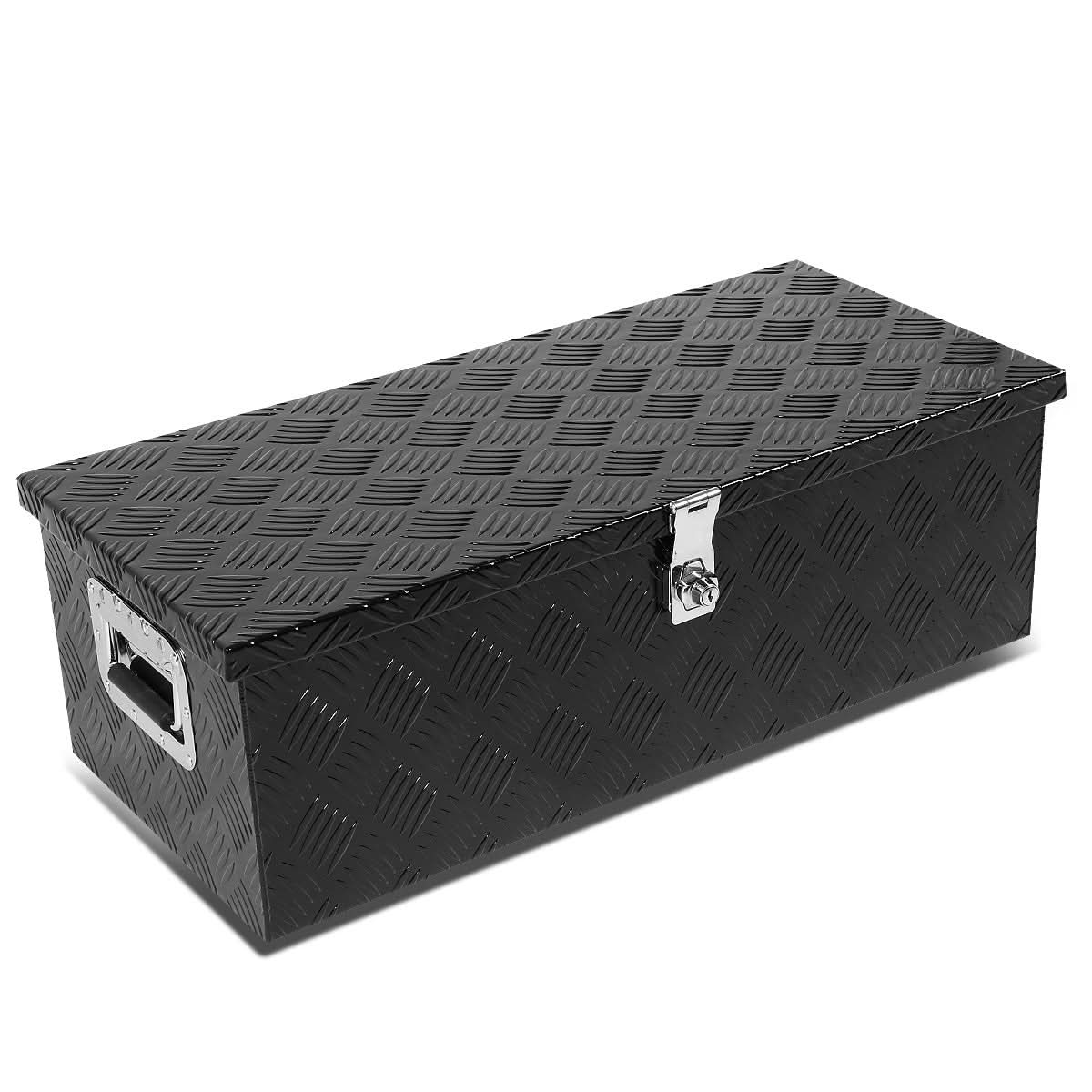 Universal Truck Trailer Tool Box with Lock 30x13x10 Aluminum