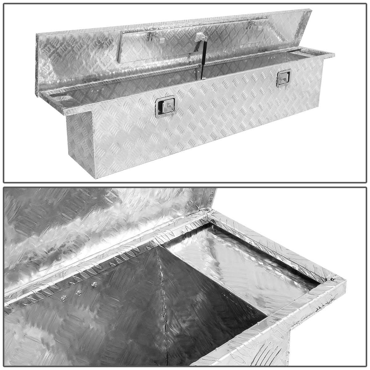 69" Crossover Truck Tool Box with Lock & Key Aluminum