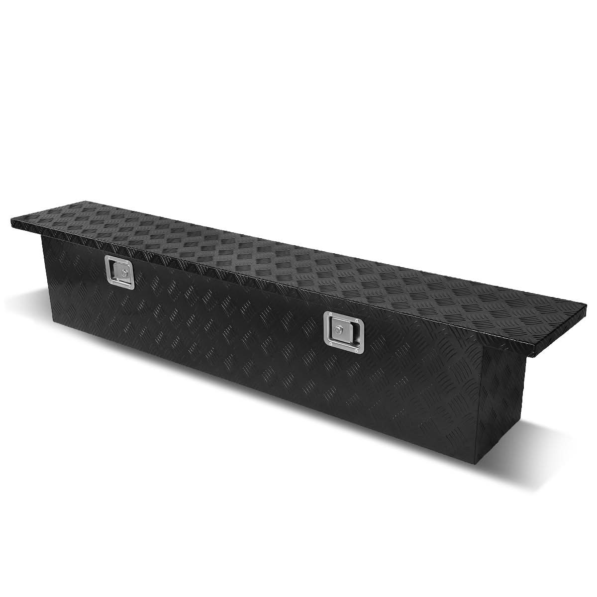 69" Crossover Truck Tool Box with Lock - Aluminum