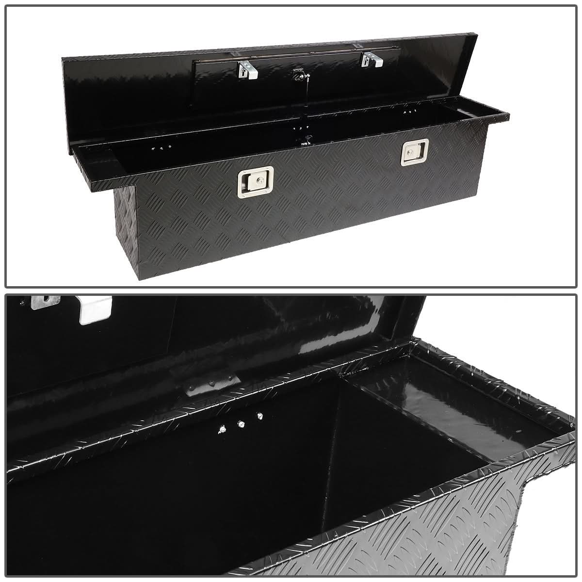 69" Crossover Truck Tool Box with Lock - Aluminum