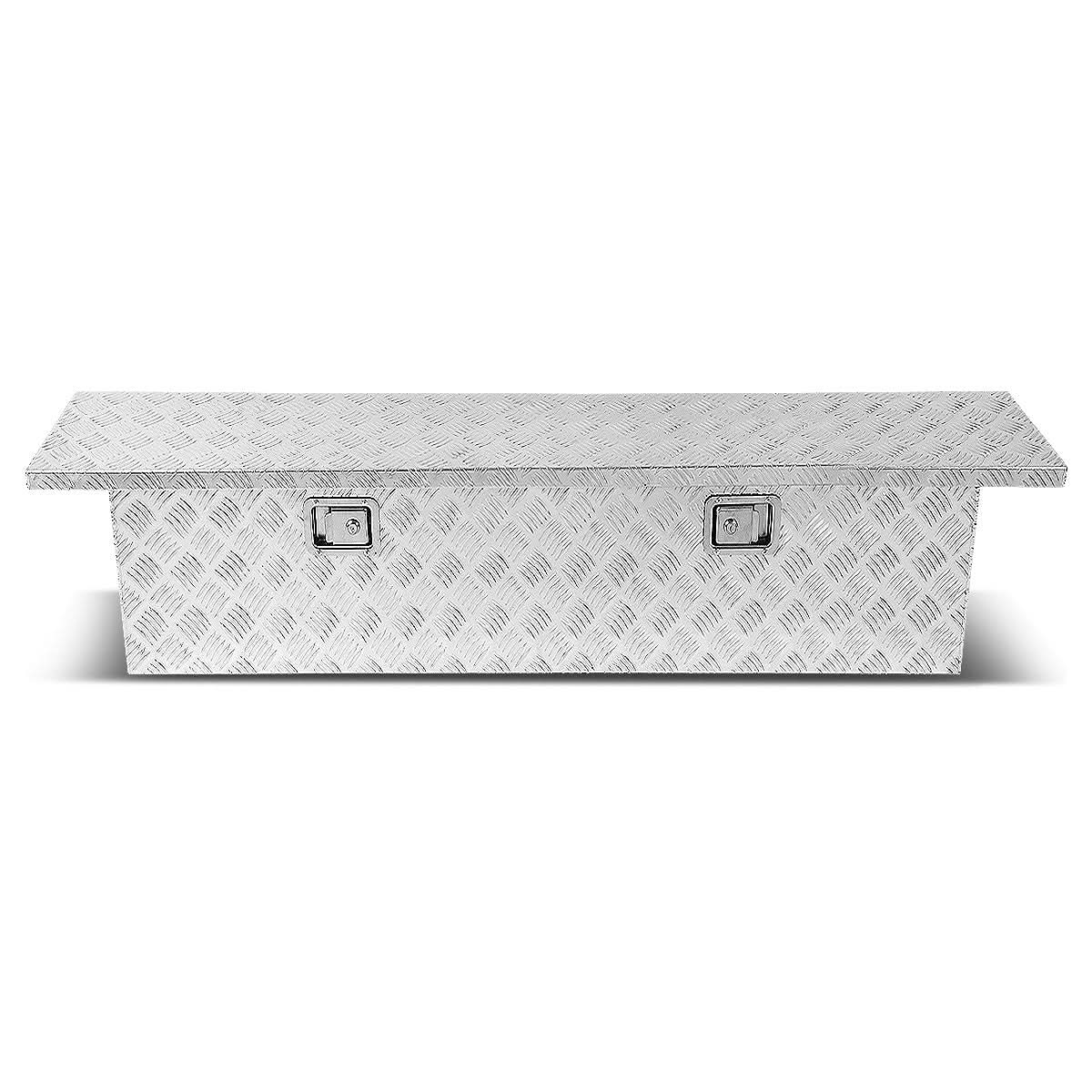 Aluminum Crossover Truck Tool Box with Lock - 69" x 12" x 15.5"