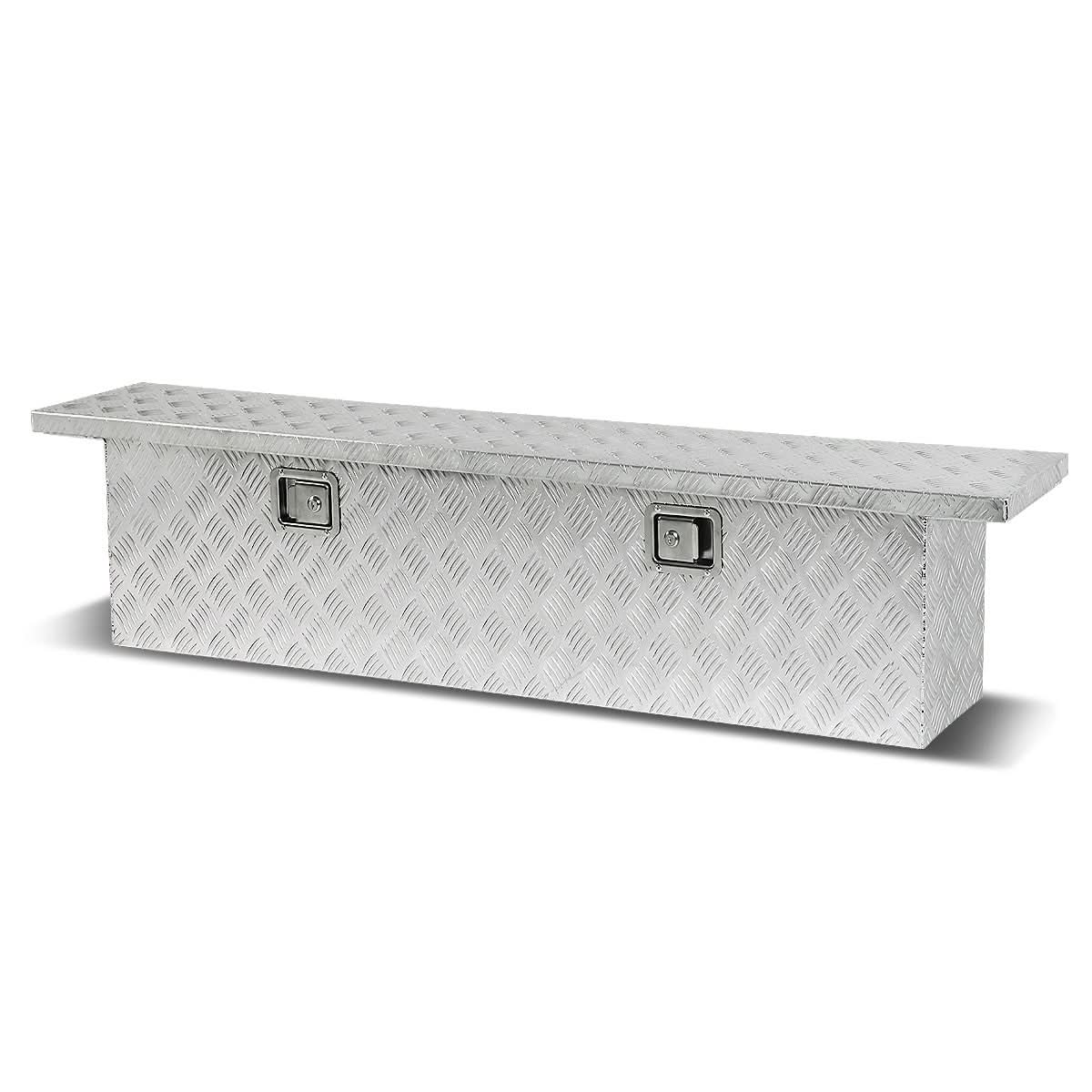 63" Crossover Truck Tool Box with Lock & Key Aluminum