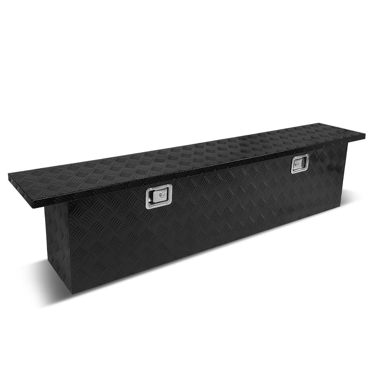 69" Crossover Truck Tool Box with Lock & Key - Aluminum