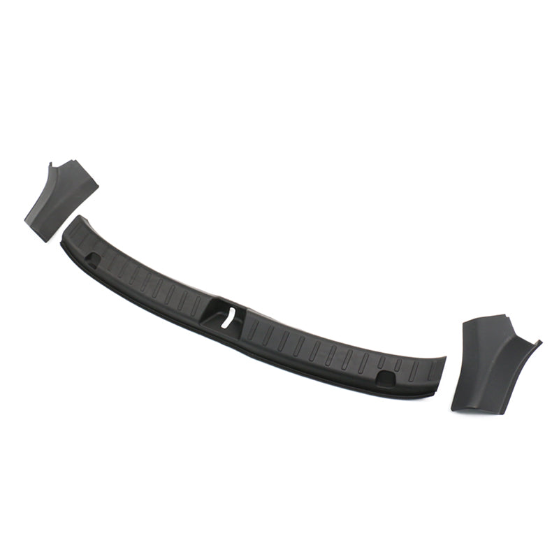 2020-2023 Tesla Model Y Black Rear Trunk Bumper Sill Guard TPE + PP
