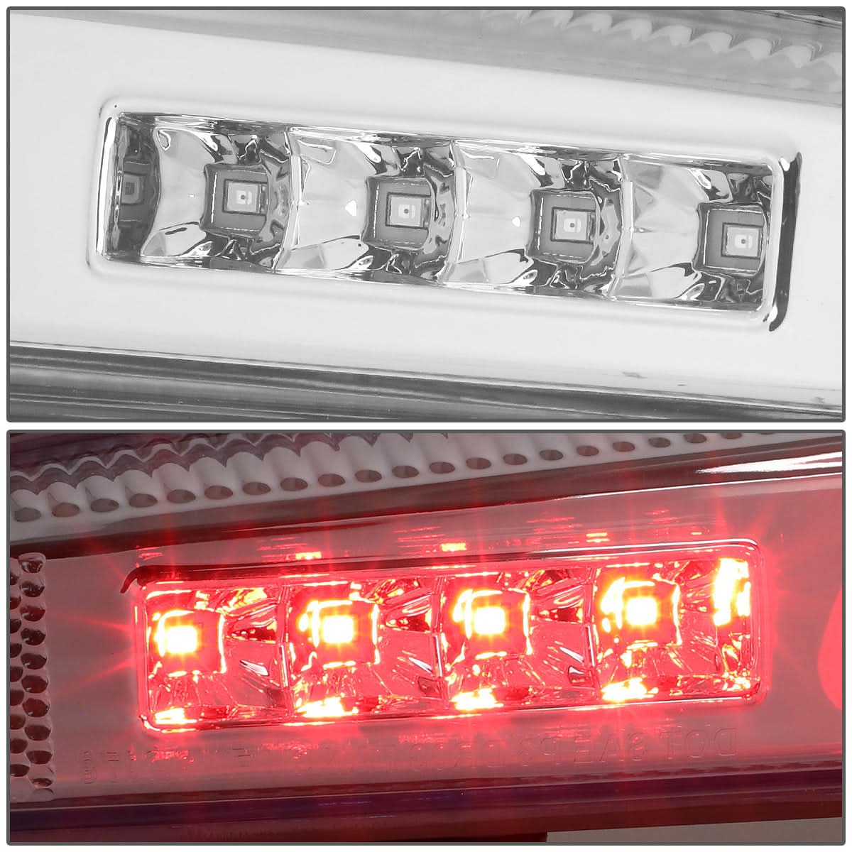 2003-2006 Dodge Ram 2500 3500 3D LED Chrome Tailgate Brake Light