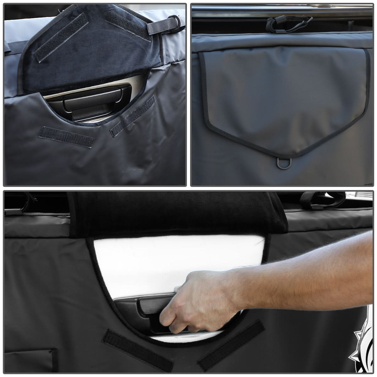 Universal Tailgate Cover Pouch 62"W x 17"H Waterproof Adjustable
