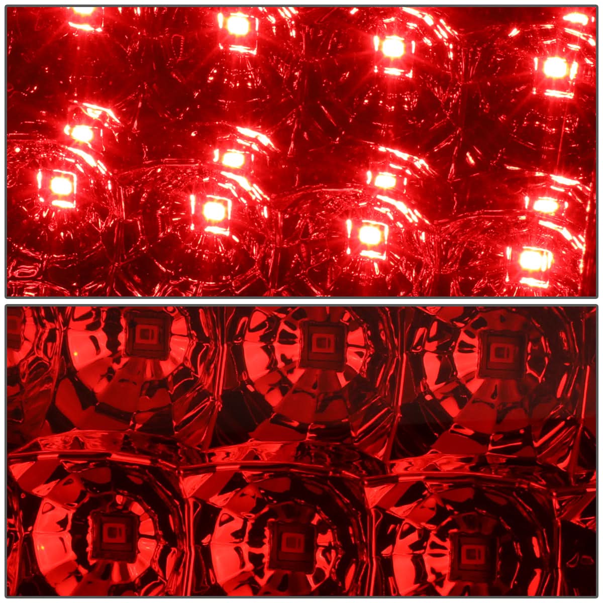 09-14 Ford F-150 Full LED Tail Lights - Chrome/Red