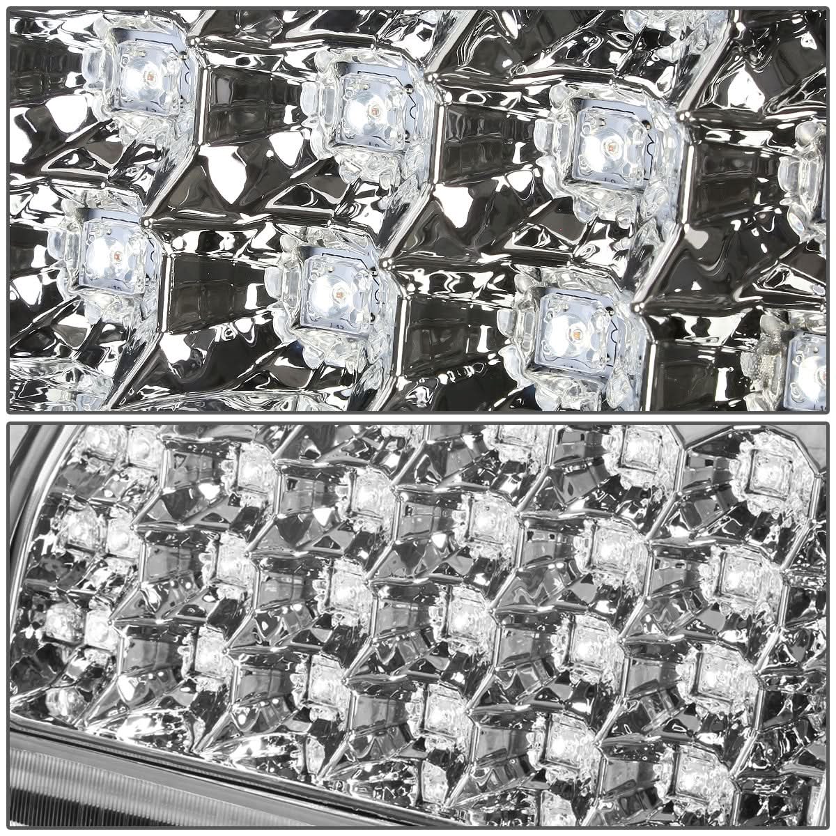 2000-2006 Chevy Tahoe Suburban GMC Yukon LED Tail Lights Chrome