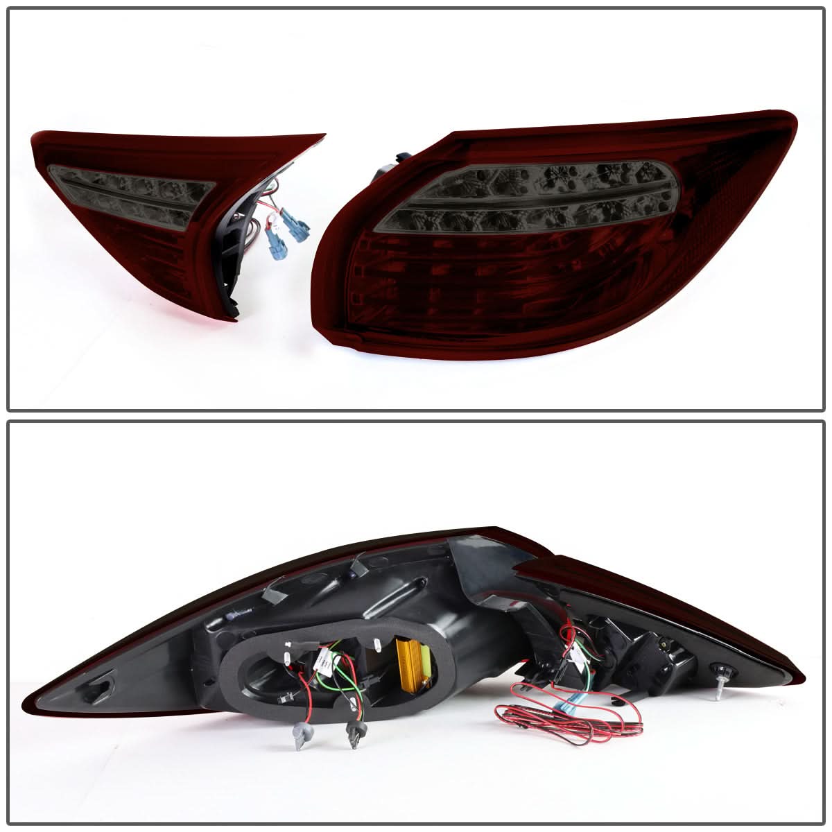2013-2016 Mazda CX-5 3D LED Tail Lights - Red/Smoke