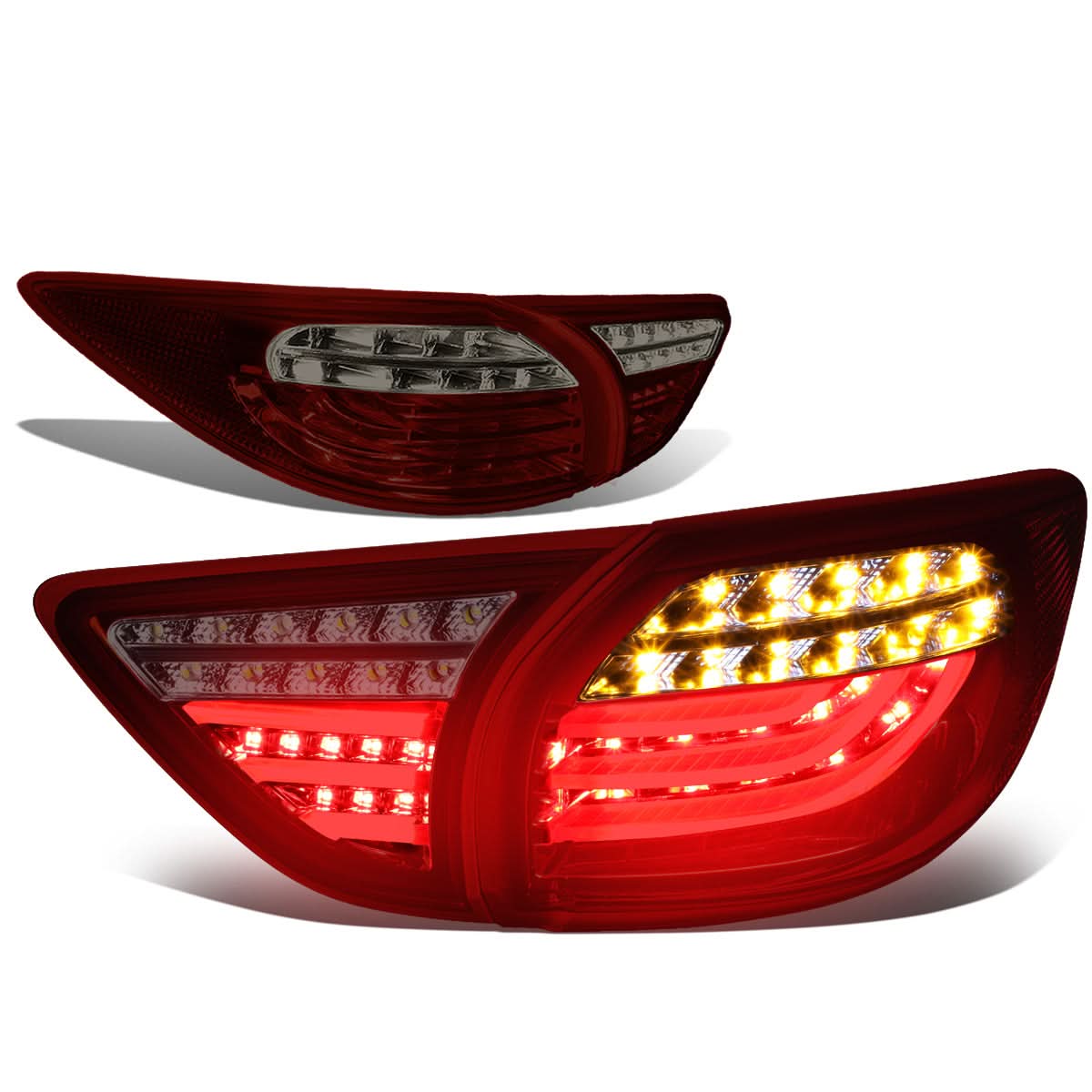2013-2016 Mazda CX-5 3D LED Tail Lights - Red/Smoke