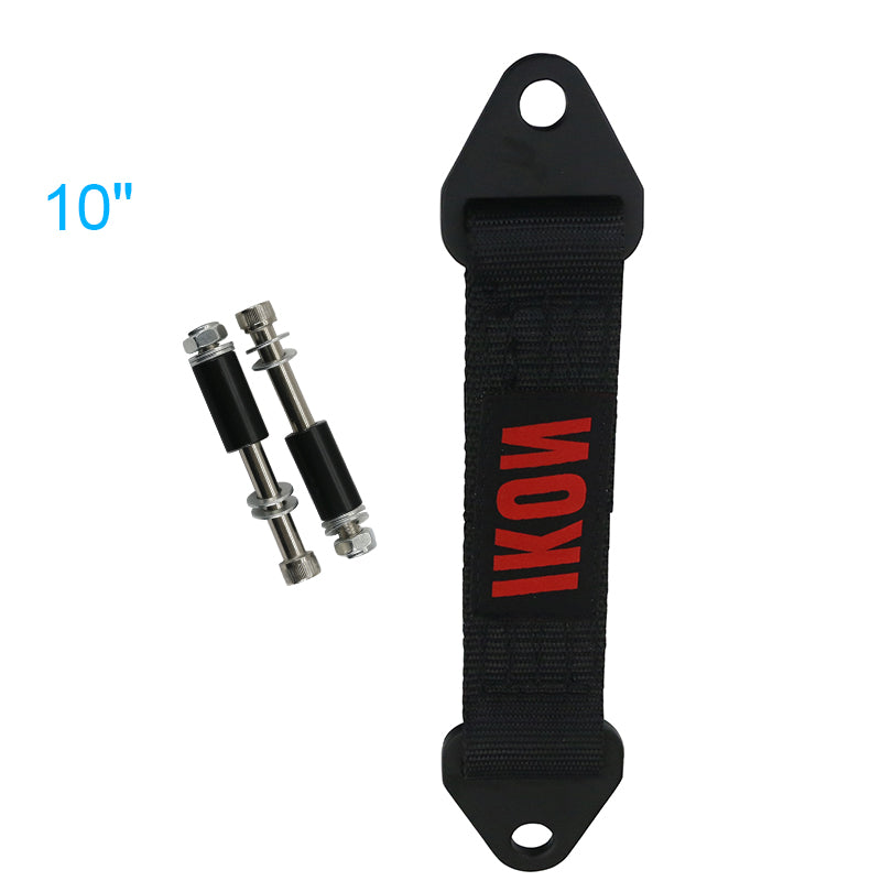 Limit Straps Shock Suspension Webbing w/ Bolts & IKON Logo