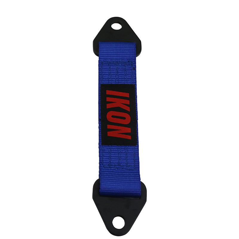 10 Inch Blue Limit Straps Shock Suspension Webbing w/ Bolts& IKON Logo