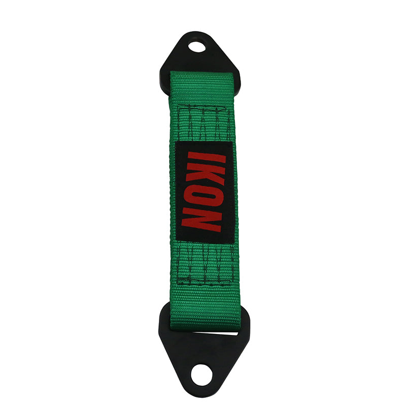 10 Inch Green Limit Straps Shock Suspension Webbing w/ Bolts&IKON Logo