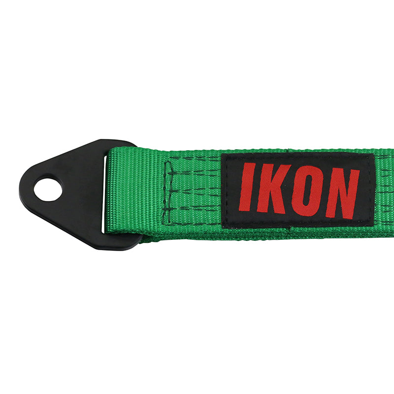 10 Inch Green Limit Straps Shock Suspension Webbing w/ Bolts&IKON Logo