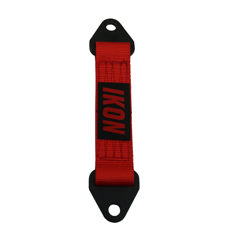 10 Inch Red Limit Straps Shock Suspension Webbing w/ Bolts& IKON Logo