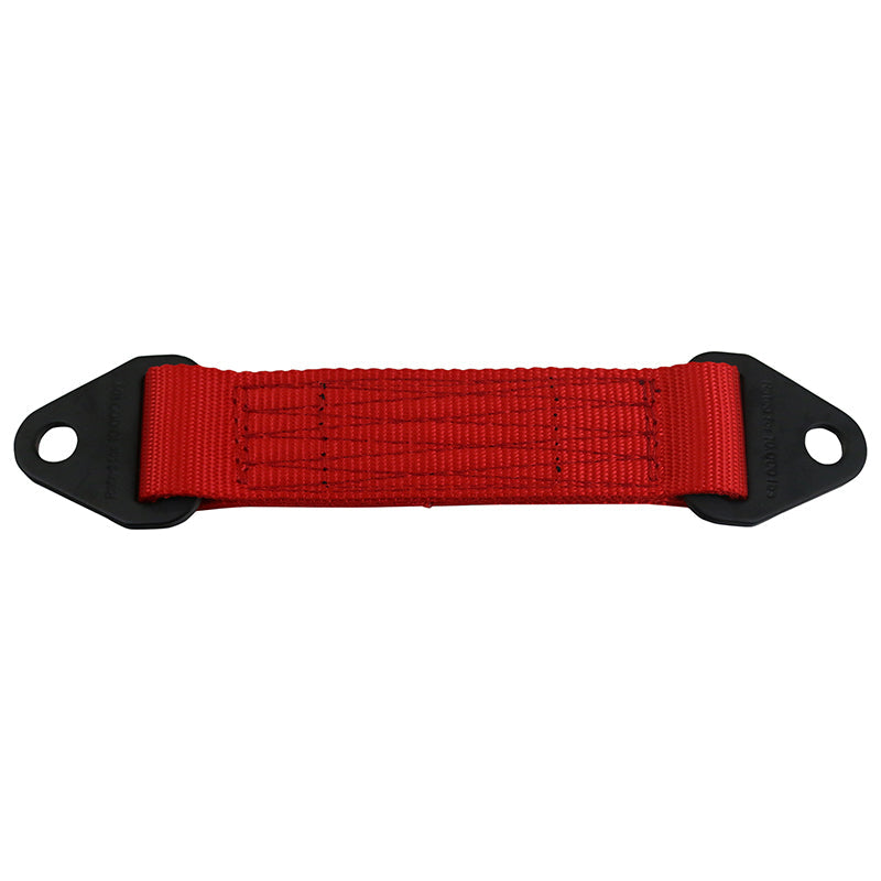 10 Inch Red Limit Straps Shock Suspension Webbing w/ Bolts& IKON Logo