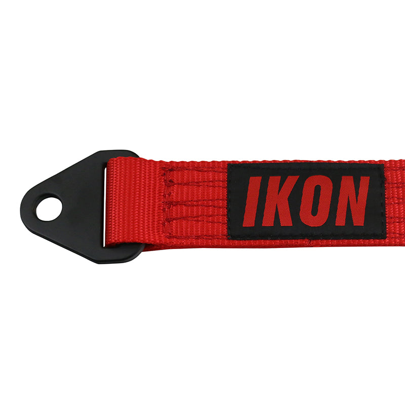 10 Inch Red Limit Straps Shock Suspension Webbing w/ Bolts& IKON Logo